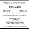 Zank Hans 1929-2007Todesanzeige